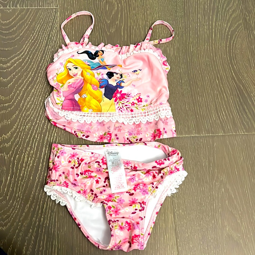 Disney princess 2 piece bikini bathing suit